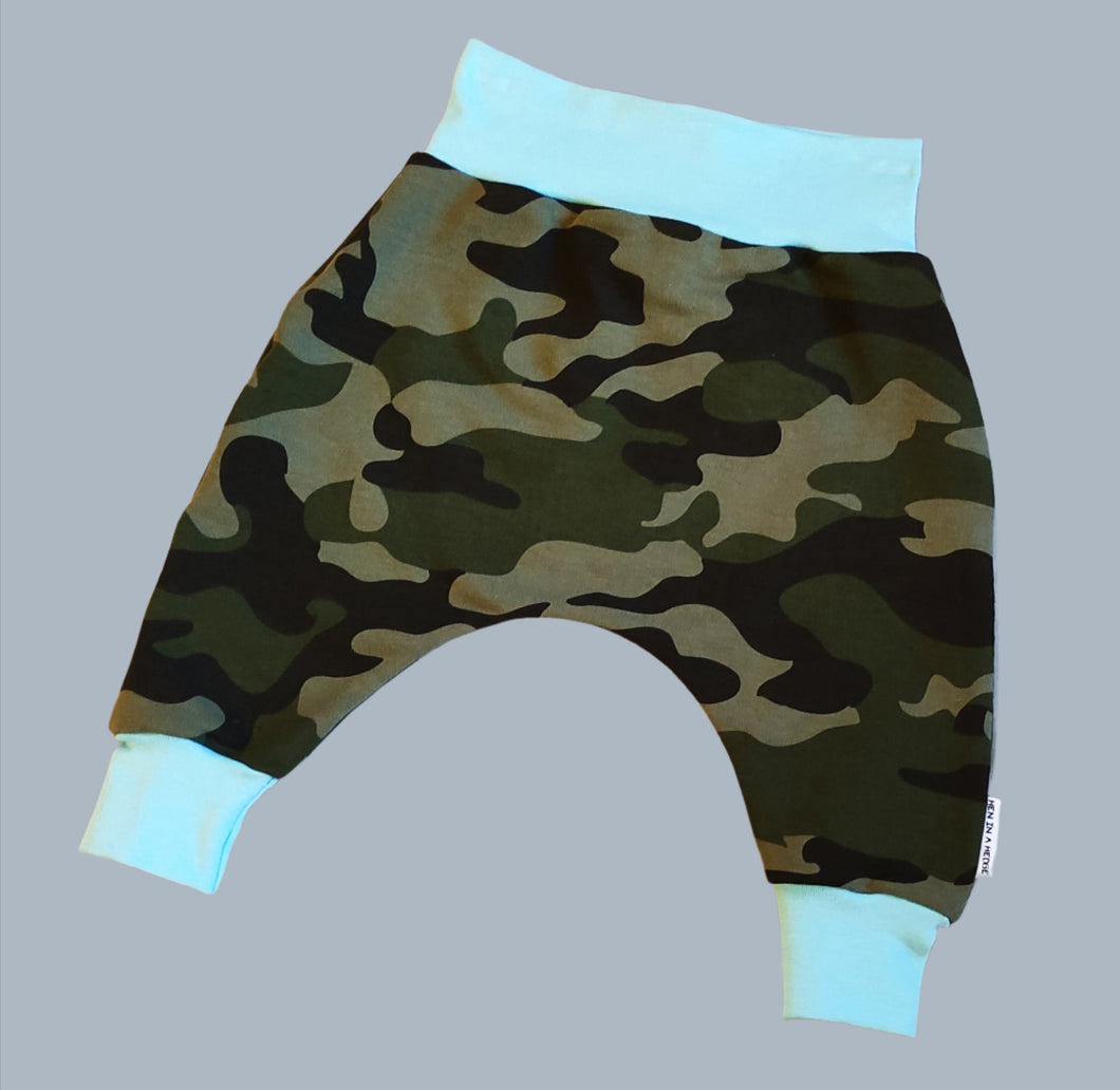 Camo Green Harem Trousers